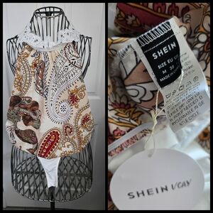 SHEIN Multicolor Paisley Bodysuit